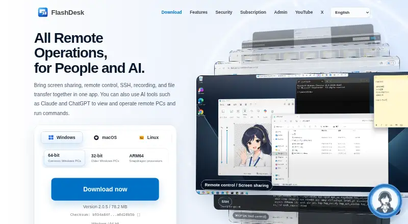 FlashDesk screenshot