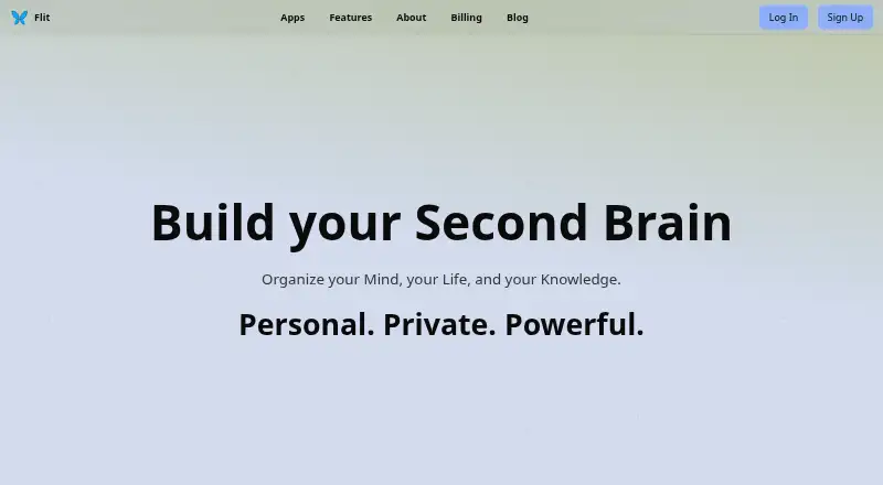 Flit screenshot