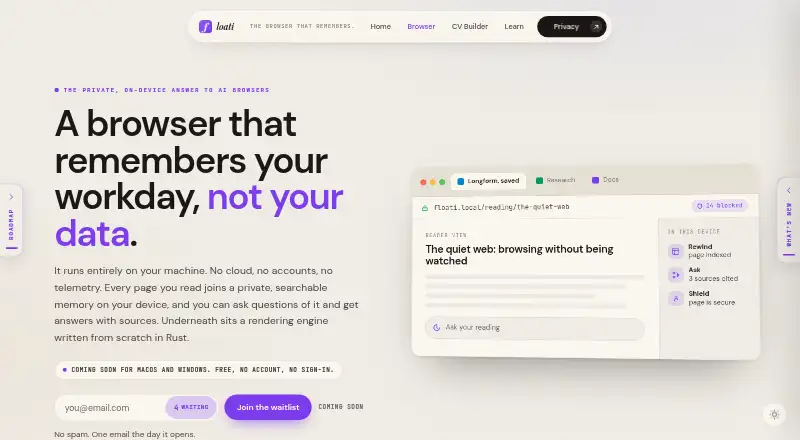 Floati Browser screenshot