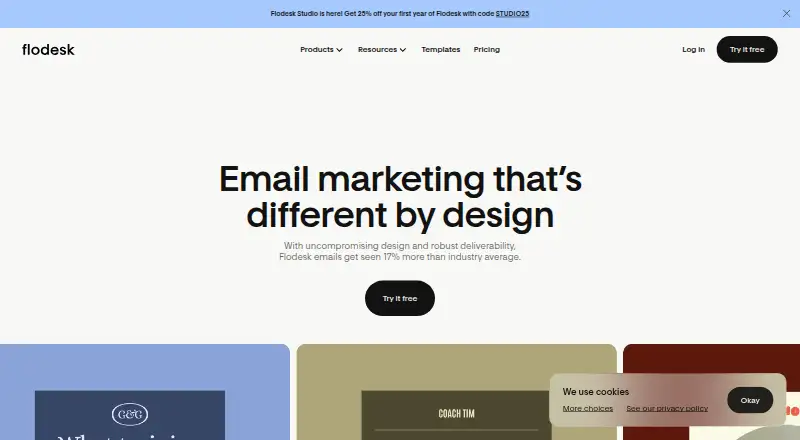 Flodesk screenshot