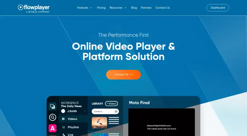 Flowplayer screenshot