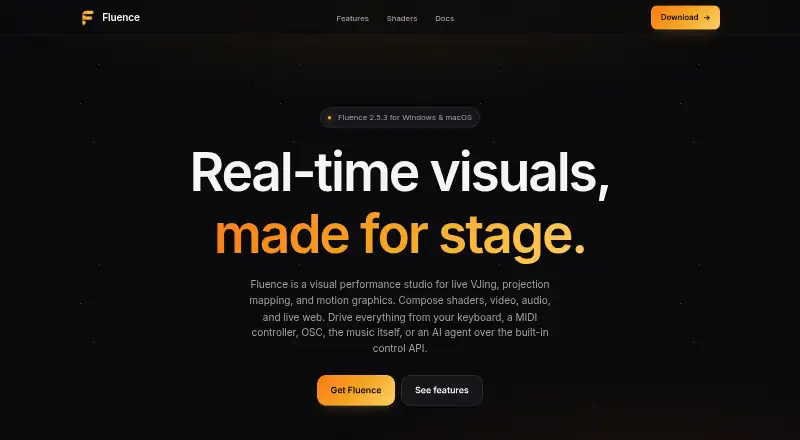Fluence screenshot
