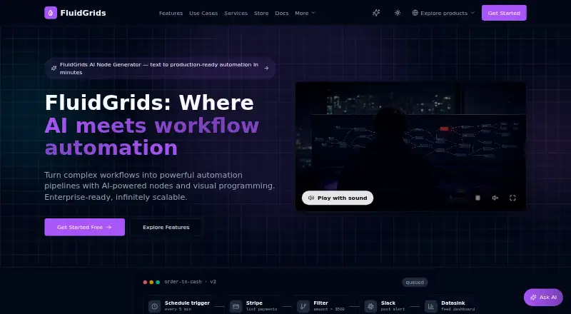 FluidGrids screenshot