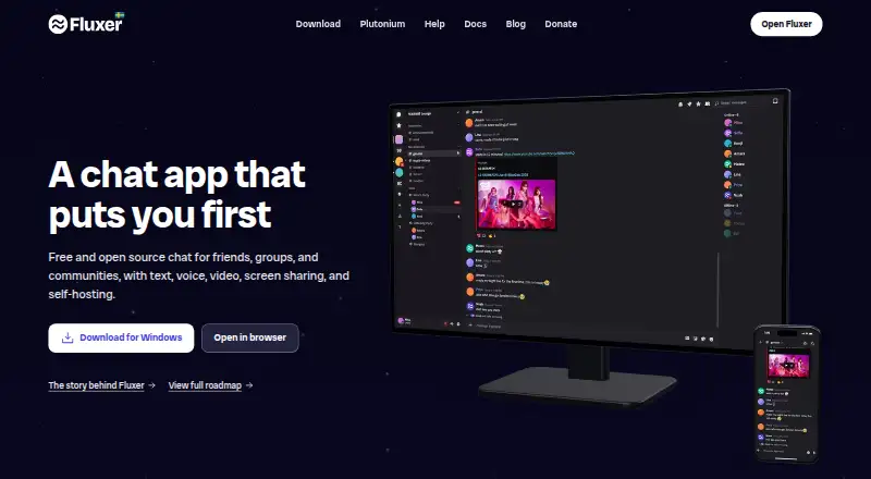 Fluxer screenshot