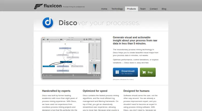 Fluxicon Disco screenshot