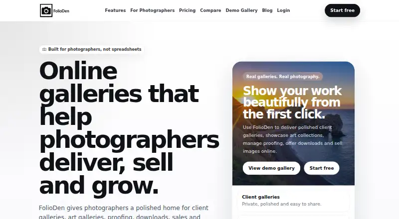 FolioDen screenshot