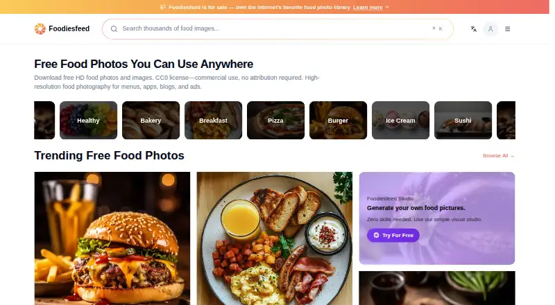 FoodiesFeed screenshot