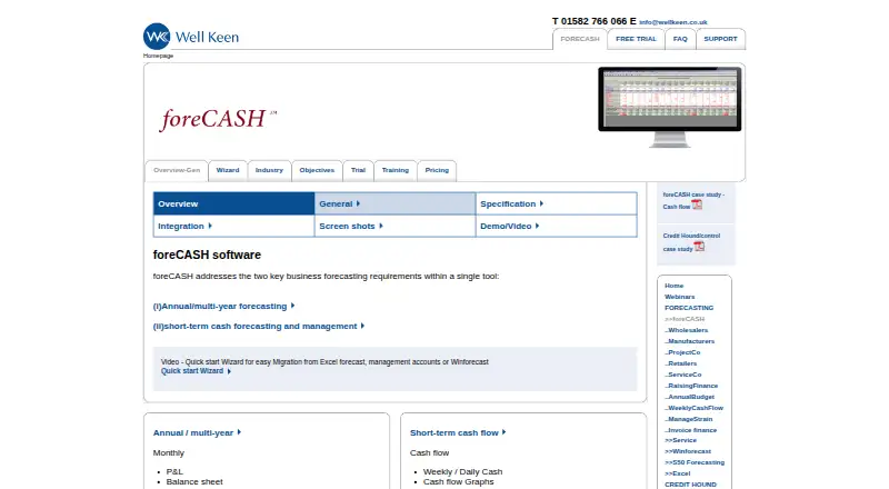 foreCASH screenshot