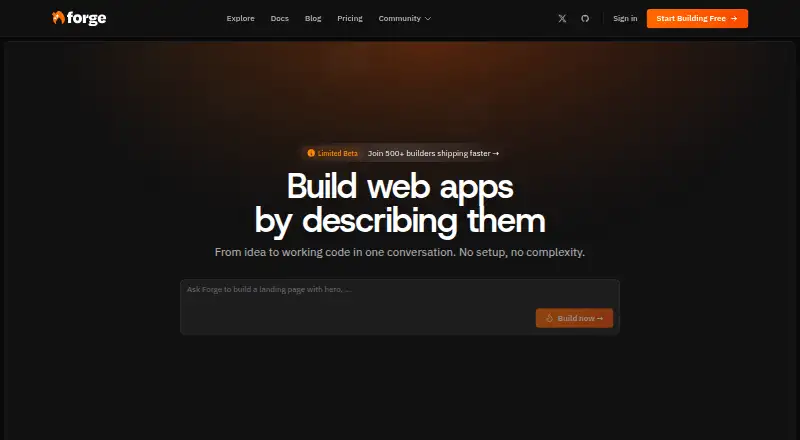Forge screenshot