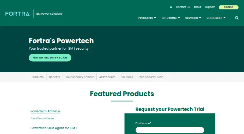 Powertech Multi-Factor Authentication screenshot