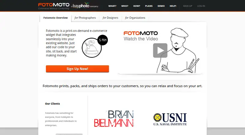 Fotomoto screenshot