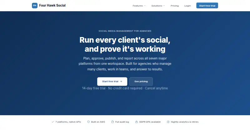 Four Hawk Social screenshot