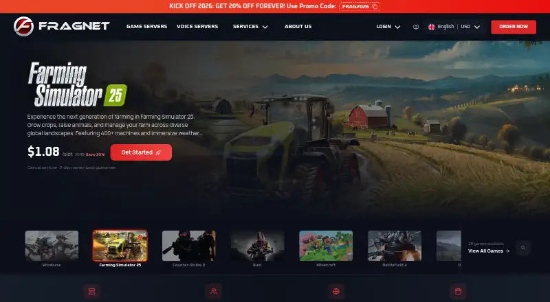 Fragnet Wurm Unlimited Server Hosting screenshot
