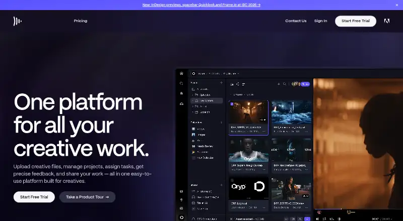 Frame.io screenshot