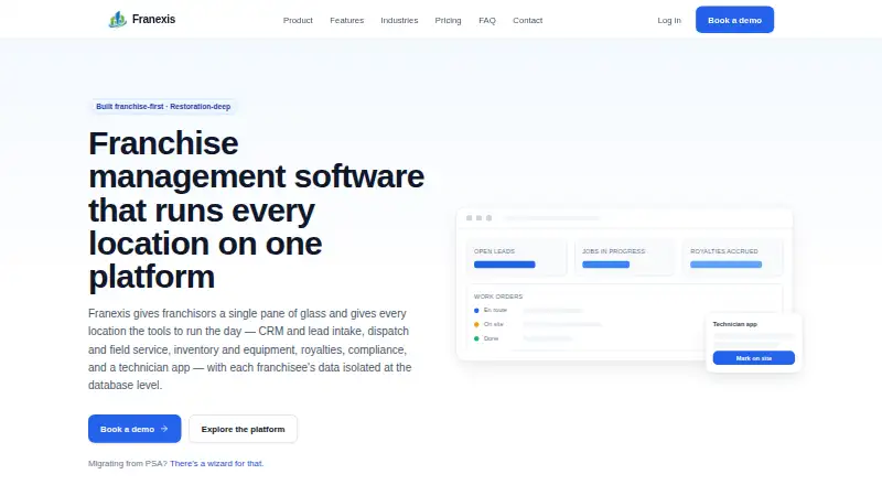 Franexis screenshot