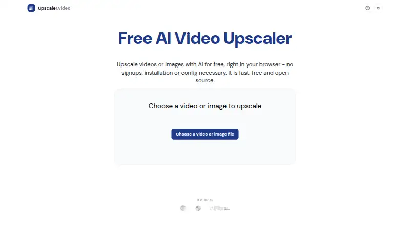 Free AI Video Upscaler screenshot