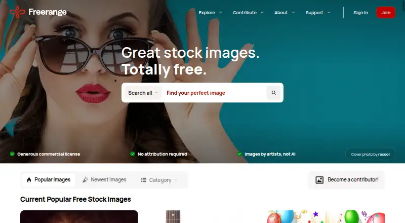 Freerange Stock screenshot