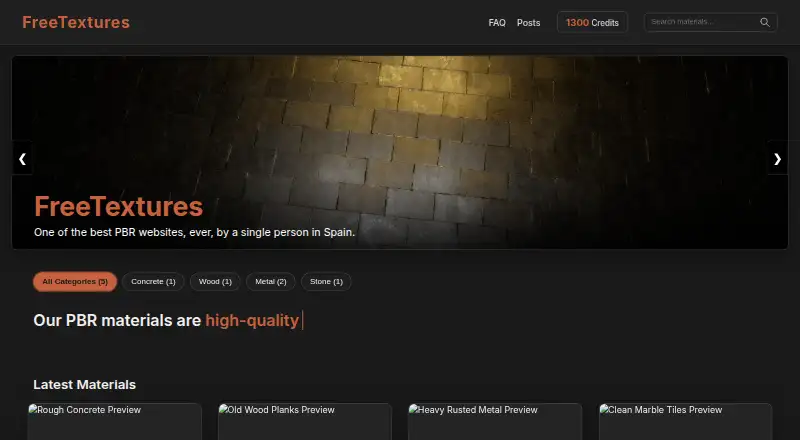 FreeTextures screenshot