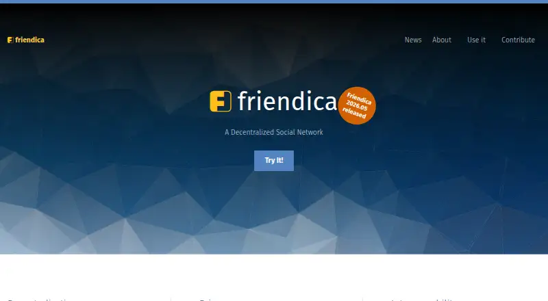 Friendica screenshot