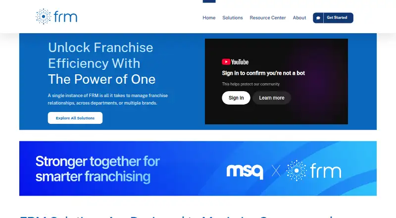 FRM Solutions screenshot