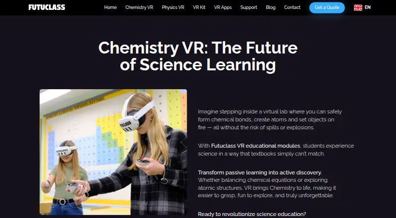 Futuclass Chemistry VR screenshot