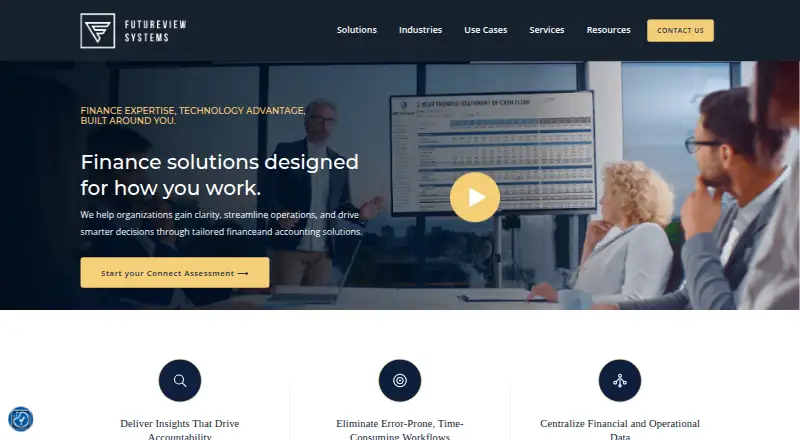 FutureView FP&A Platform screenshot