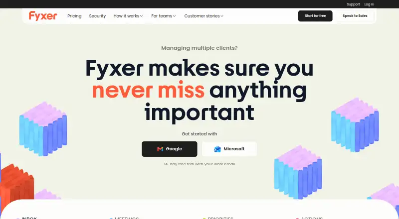Fyxer screenshot