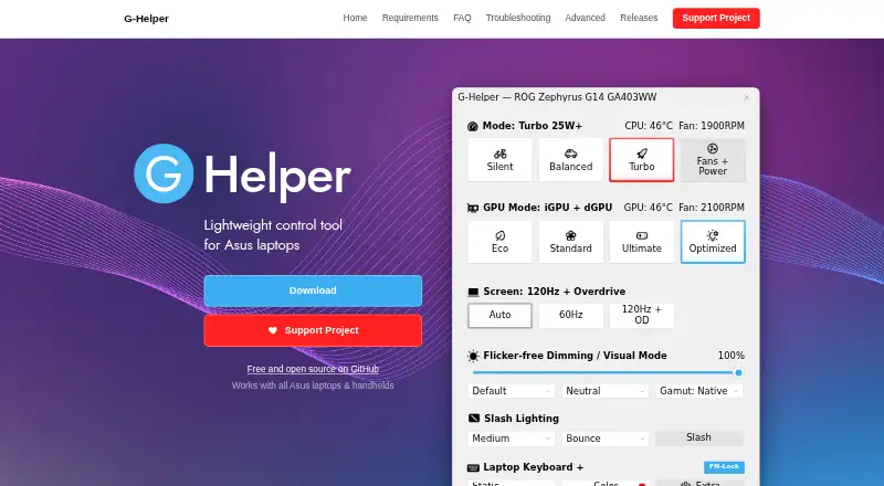 G-Helper screenshot