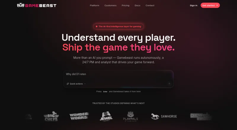 Gamebeast screenshot