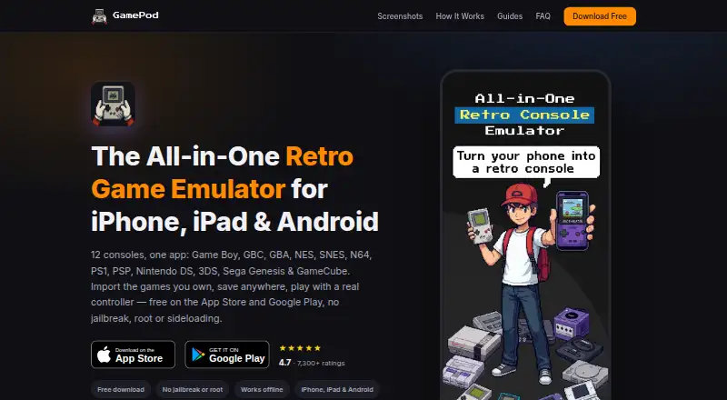 GamePod Emu screenshot