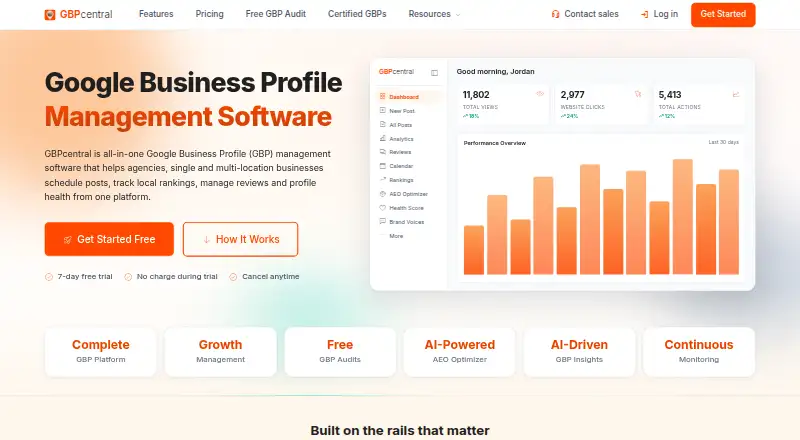 GBPcentral screenshot