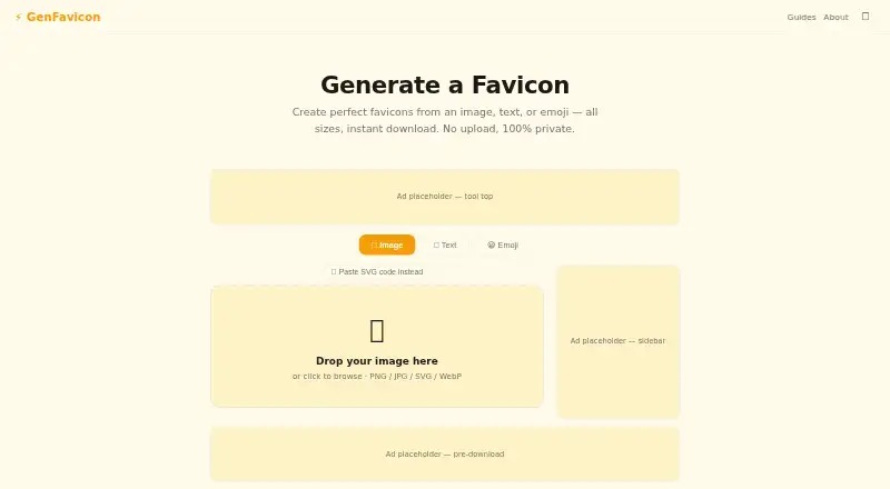 GenFavicon screenshot