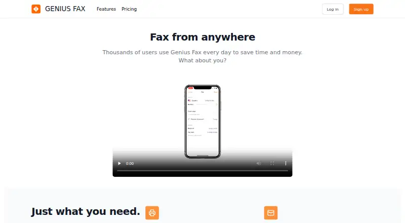 Genius Fax screenshot