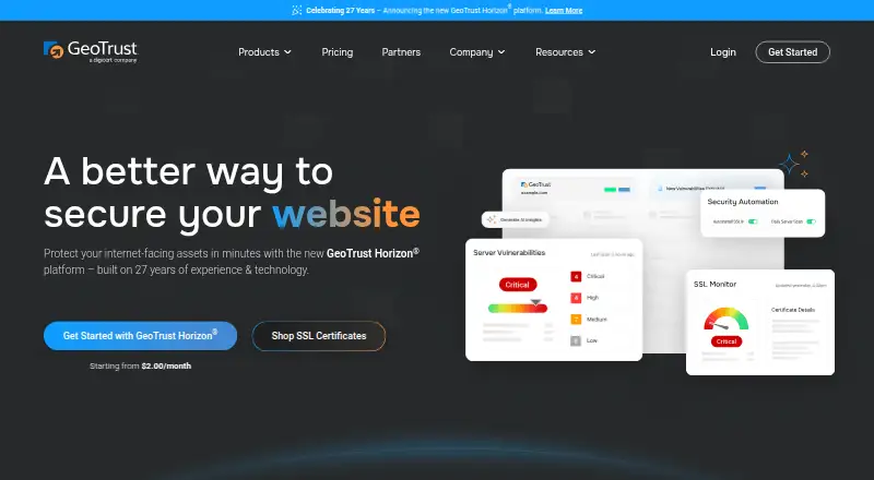 GeoTrust screenshot