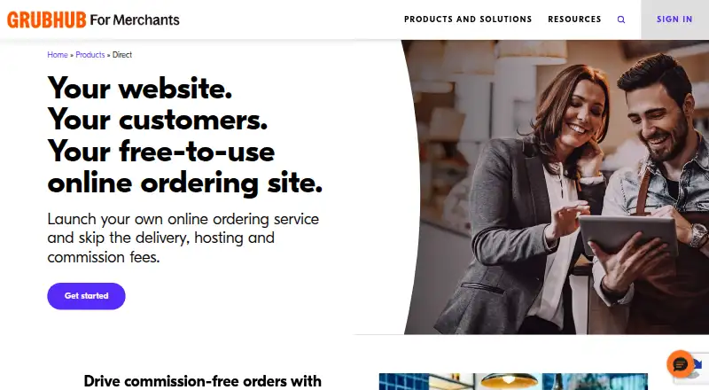 Grubhub Direct screenshot