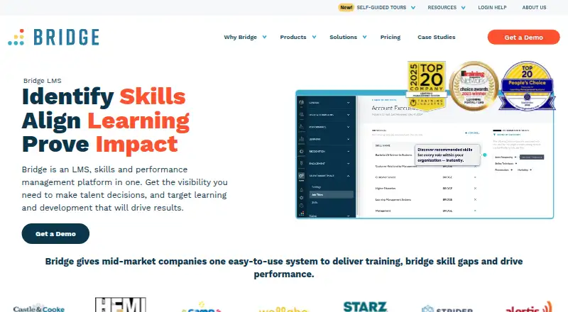 Bridge LMS screenshot