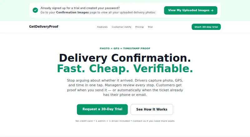 GetDeliveryProof screenshot