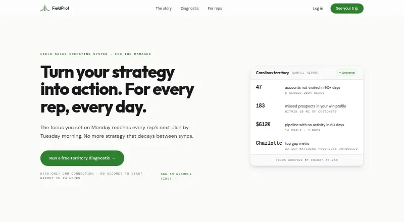 FieldPilot screenshot
