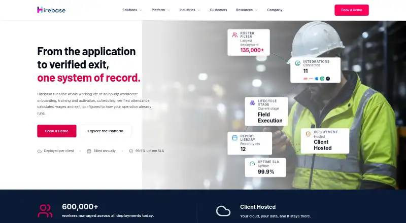 Hirebase screenshot