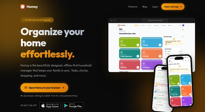 Homsy screenshot