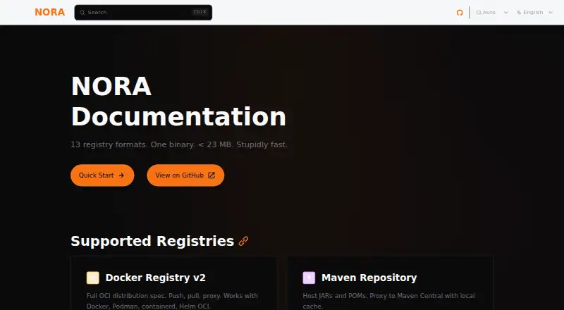 NORA screenshot