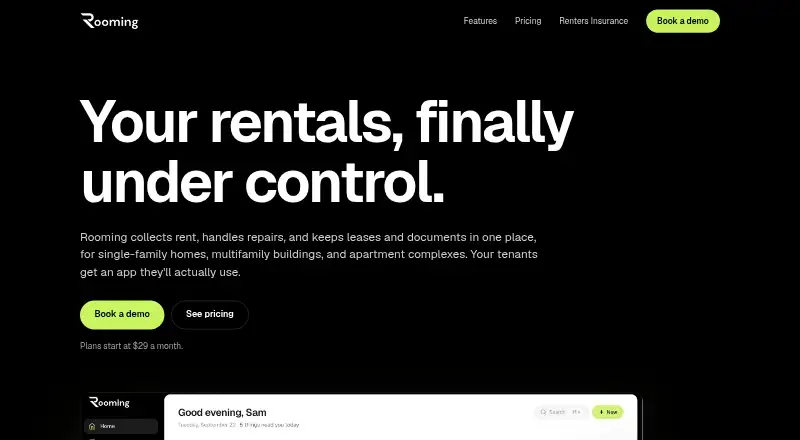 Rooming screenshot
