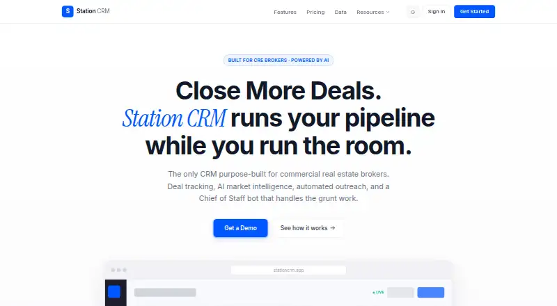 Station CRM screenshot