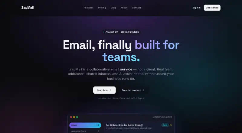 ZapMail screenshot
