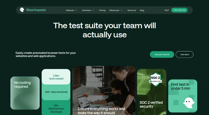 Ghost Inspector screenshot
