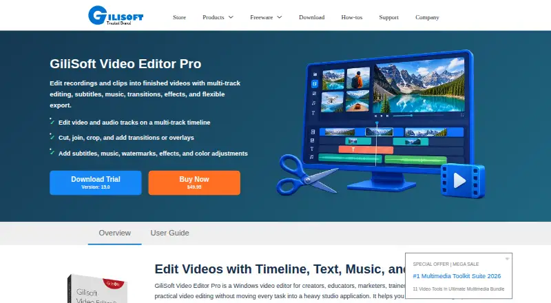 GiliSoft Video Editor Pro screenshot