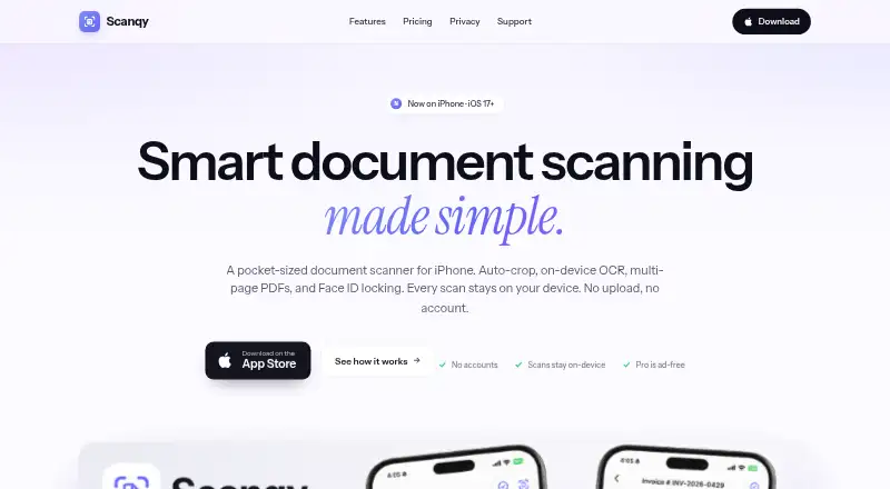 Scanqy screenshot