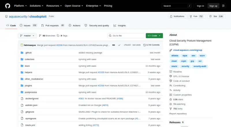 CloudSploit screenshot