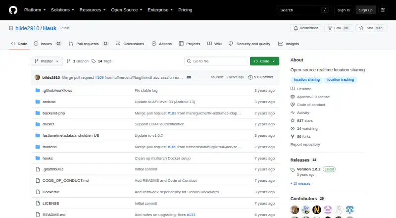Hauk screenshot