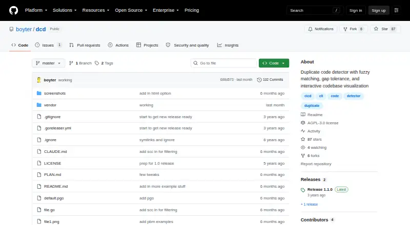 dcd screenshot